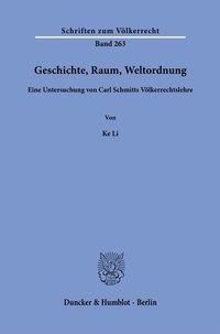 Abbildung von: Geschichte, Raum, Weltordnung - Duncker & Humblot