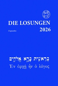 Abbildung von: Die Losungen in der Ursprache 2026 - Reinhardt, Friedrich