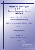 Cover: Analyse der St&ouml;rfestigkeit drahtloser Kommunikationsstrecken im ISM-Band - Shaker