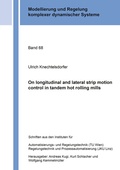 Cover: On longitudinal and lateral strip motion control in tandem hot rolling mills - Shaker