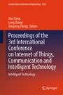 Cover: Proceedings of the 3rd International Conference on Internet of Things, Communication and Intelligent Technology - Springer