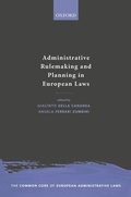 Cover: Administrative Rulemaking and Planning in European Laws - Oxford University Press