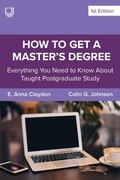 Cover: How to Get a Master's Degree: Everything You Need to Know About Taught Postgraduate Study - Open University Press