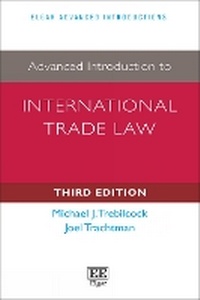 Enlarge image Cover: Advanced Introduction to International Trade Law - Edward Elgar Publishing