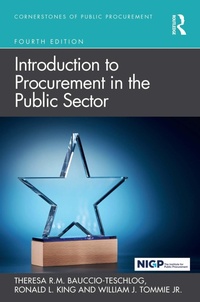 Enlarge image Cover: Introduction to Procurement in the Public Sector - Routledge