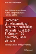 Cover: Proceedings of the International Conference on Building Materials (ICBM 2024) 31 October - 03 November, Hanoi, Vietnam - Springer