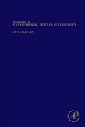 Bild: Advances in Experimental Social Psychology: Volume 45 - Academic Press