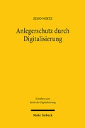 Cover: Anlegerschutz durch Digitalisierung - Mohr Siebeck