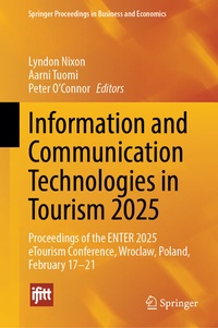 Abbildung von: Information and Communication Technologies in Tourism 2025 - Springer