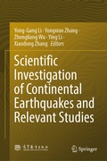 Cover: Scientific Investigation of Continental Earthquakes and Relevant Studies - Springer