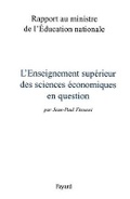 Cover: L'Enseignement superieur de l'economie en question - Fayard