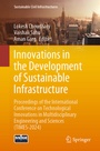 Cover: Innovations in the Development of Sustainable Infrastructure - Springer