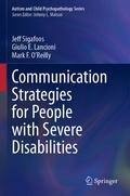 Cover: Communication Strategies for People with Severe Disabilities - Springer