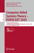 Cover: Computer Aided Systems Theory - EUROCAST 2024 - Springer