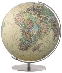 Abbildung von: COLUMBUS ROYAL Tischglobus mit SWAROVSKI ZIRCONIA Ziersteinen, Ø 40 cm - COLUMBUS Verlag GmbH & Co. KG