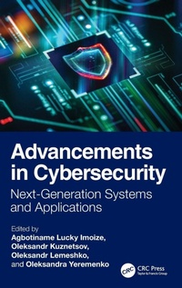 Enlarge image Cover: Advancements in Cybersecurity - CRC Press