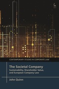 Cover: The Societal Company - Hart Publishing