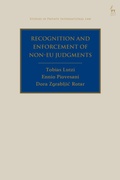 Cover: Recognition and Enforcement of Non-EU Judgments - Hart Publishing
