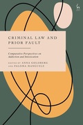 Cover: Criminal Law and Prior Fault - Hart Publishing