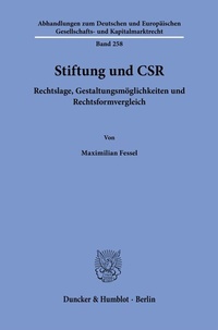 Abbildung von: Stiftung und CSR - Duncker & Humblot