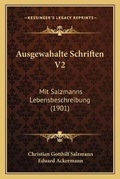 Cover: Ausgewahalte Schriften V2 - Kessinger Publishing