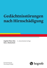 Abbildung von: Gedächtnisstörungen nach Hirnschädigung - Hogrefe