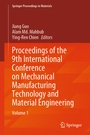 Cover: Proceedings of the 9th International Conference on Mechanical Manufacturing Technology and Material Engineering - Springer Nature Switzerland AG