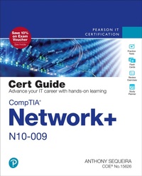 Abbildung von: CompTIA Network+ N10-009 Cert Guide - Pearson It Certification