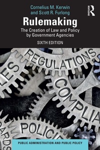 Enlarge image Cover: Rulemaking - Routledge