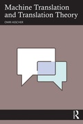 Bild: Machine Translation and Translation Theory - Routledge