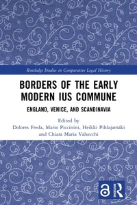 Abbildung von: Borders of the Early Modern Ius Commune - Routledge