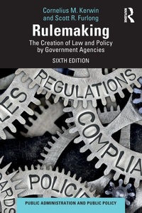Enlarge image Cover: Rulemaking - Routledge