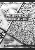 Cover: Surfaces and Functional Materials Research - Trans Tech Publications Ltd