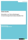 Cover: Herstellen von Nietverbindungen (Unterweisung Feinwerkmechaniker/-in) - GRIN Verlag