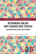 Cover: Rethinking Online Anti-Gender Hate Speech - Routledge