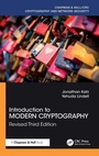 Cover: Introduction to Modern Cryptography - Chapman & Hall/CRC
