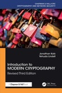 Cover: Introduction to Modern Cryptography - Chapman and Hall