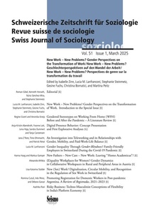 Abbildung von: Schweizerische Zeitschrift für Soziologie - Seismo Verlag