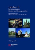 Cover: Jahrbuch f&uuml;r mitteldeutsche Kirchen- und Ordensgeschichte - Aschendorff