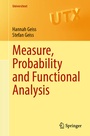 Cover: Measure, Probability and Functional Analysis - Springer