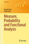 Cover: Measure, Probability and Functional Analysis - Springer
