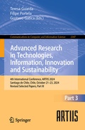 Bild: Advanced Research in Technologies, Information, Innovation and Sustainability - Springer