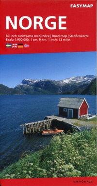 Abbildung von: Norge Easy Map - Norstedts Akademiska Förl