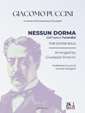 Cover: Nessun Dorma - for Guitar Solo - JK Mertz Edition