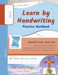 Cover: Handwriting Practice Workbook - The Lord's Prayer - Christian Prayers - Print, Level 3 - Memorescribe