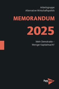 Abbildung von: MEMORANDUM 2025 - PapyRossa Verlag