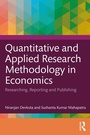 Cover: Quantitative and Applied Research Methodology in Economics - CRC Press