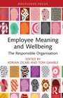 Cover: Employee Meaning and Wellbeing - Routledge