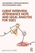 Bild: Client Interview, Attendance Note and Legal Analysis for SQE2 - Routledge