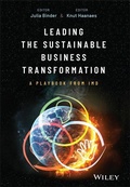 Cover: Leading the Sustainable Business Transformation - Wiley